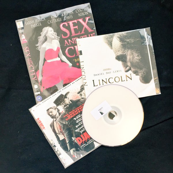 Sex and the City and Lincoln fake DVDs