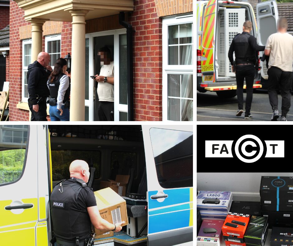 FACT Crackdown on illegal streaming, three arrests